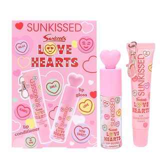 სანქისდი ნაკრები 2183 ტუჩის Love Hearts Lip Duo 2 გლოსი/კონდენციონერი 16/6მლ *