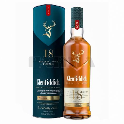 Glenfiddich Aged 18 Years Single Malt Scotch Whisky 700 ml