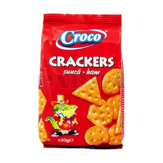 Croco Crackers cu sunca 100g