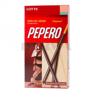 Peper Biskvitni štapići s čokoladom „Lotteo Original” 47 g