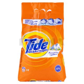 251 ПОРОШОК Д/СТИРКИ TIDE АВТОМАТ АЛЬПИЙСКАЯ СВЕЖЕСТЬ 3 КГ/6