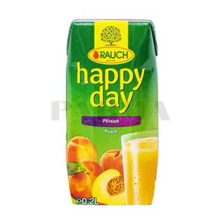 HAPPY DAY წვენი ატმის 200მლ/9008700205016