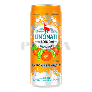 BORJOMI LIMONATI Bautura carbogaz. Mandarina 0.33l