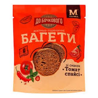 Багети житньо-пшеничні "ДО БОЧКОВОГО" зі смаком томат спайсі 80г