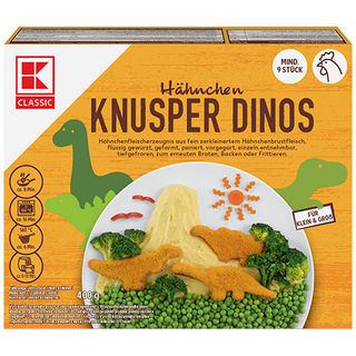 P Klc Dino Crispy De Pui 400G