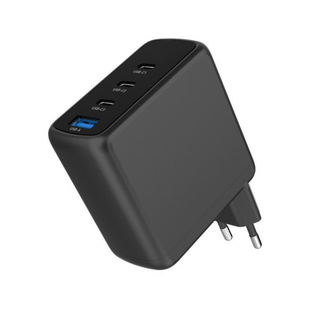 Incarcator Retea Cellara Gan 100W Usb C + Usb C + Usb C + Usb A Cu Cablu Type C - Type C 100W - Negru,CL81601