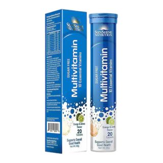 SUNSHINE NUTRITION M/VITAMIN ORANGE& LIME  EFF TABS 20'S
