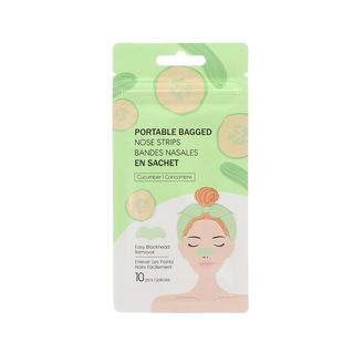 შავი წერტილების მოსაშორებელი/Portable Bagged Cleansing Nose Strips(Cucumber)