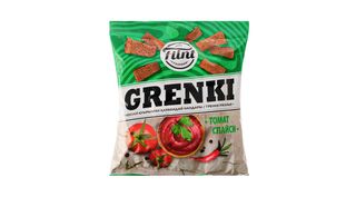 Гренки ржаные Флинт со вкусом Томат Спайси 100 гр