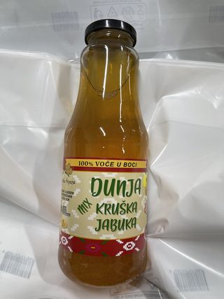 Cijeđeni sok  dunja, kruška,jabuka 1l - 100% voće bez šećera
