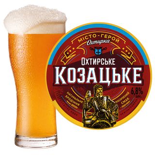 Пиво Охтирське козацьке світле фільтр 6,8% (2л)