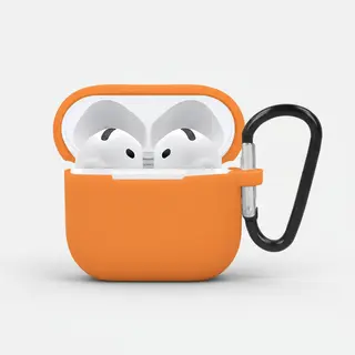 Funda Auriculares Inalámbricos Naranja - Compatibles con Airpods 4