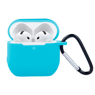 Funda Auriculares Inalámbricos Azul claro - Compatibles con Airpods 4
