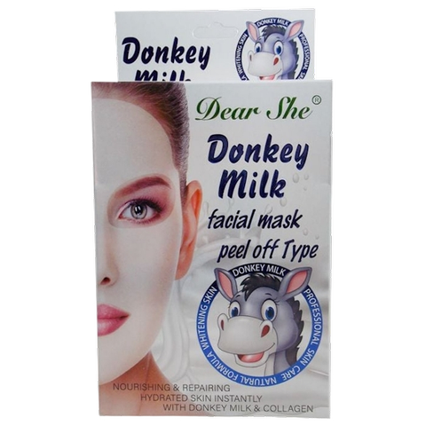 Dear She Donkey Milk Elastic Facial Sheet Mask 28Ml