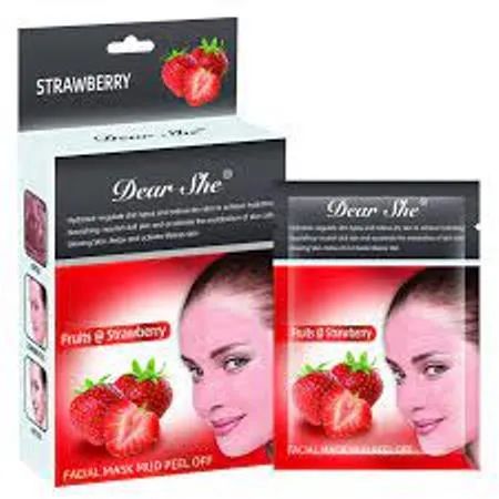 Dear She Strawberry Whitening Face Sheet Mask 28Ml