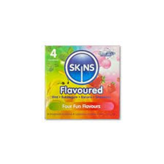 SKINS Flavours Condoms 4-Pack