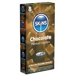 SKINS Chocolate Condoms, 8 Pack