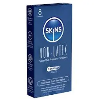 SKINS Non-Latex Condoms, 8 Pack
