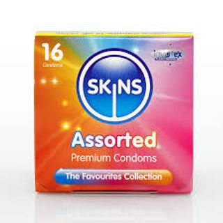 SKINS Premium Assorted Condoms, 16 Pack
