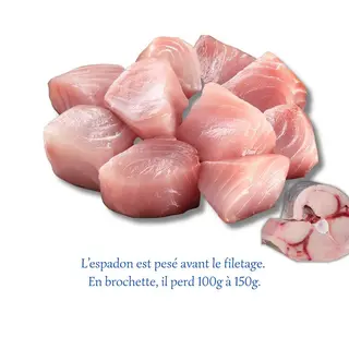 Brochettes d’Espadon (500g)
