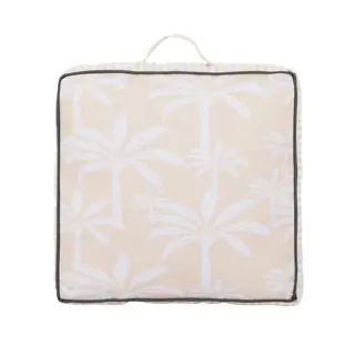 Cuscino materasso idrorepellente 40x40 cm - palme beige