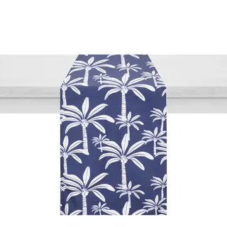 Runner da esterno 40x130 cm - palme blu