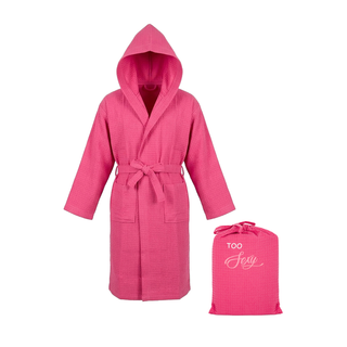 Accappatoio nido d'ape S/M fucsia - Too Sexy