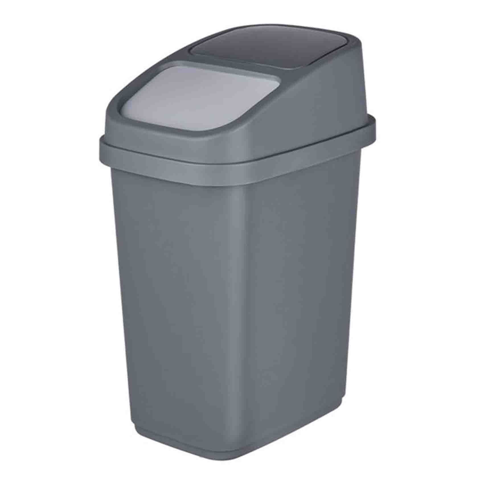 GONDOL VINTO Gray Trash Bin, 10L