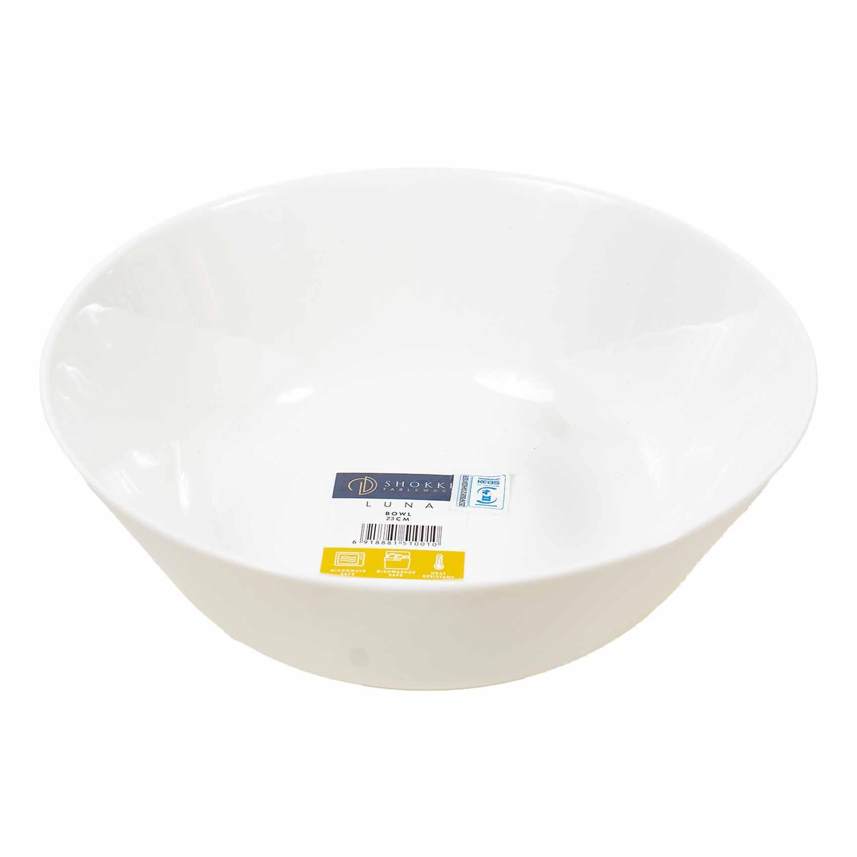 Shokk Luna White Multi Bowl, 23cm