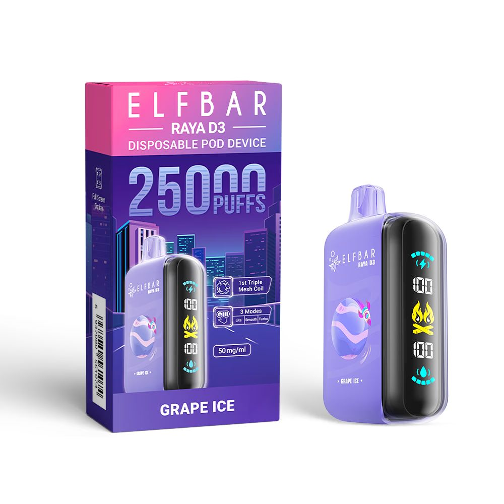 Elfbar Grape Ice 25000 Puffs