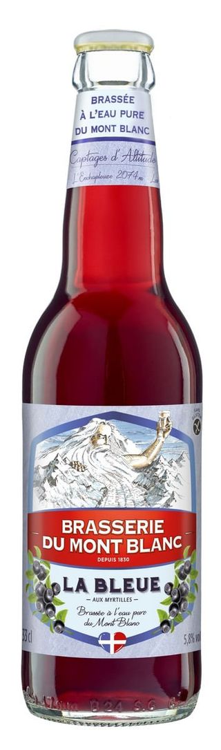 Bere cu aroma de afine Brasserie du Mont Blanc La Bleue, 0.33 l