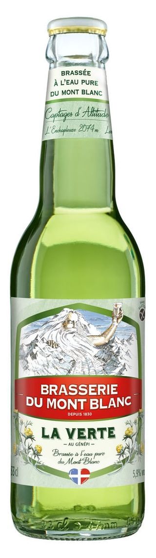 Bere blonda artizanala Brasserie du Mont Blanc La Verte, 0.33 l