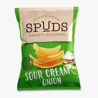 SPUDS Sour Cream & Onion Potato Chips