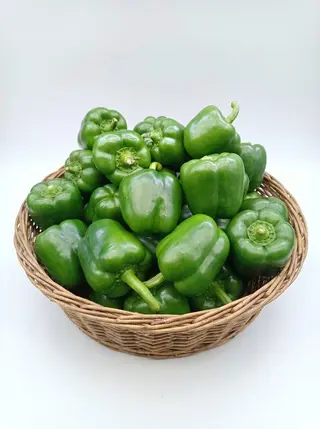 Green Capsicum, 20 Pieces