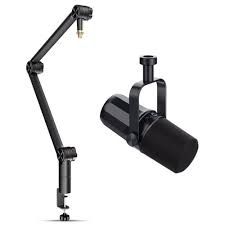 Black XLR/USB Podcast Microphone