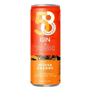 58 Spiced Orange Gin & Tonic 8% 330ml