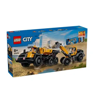 კუბიკების ნაკრები 1132 ნაწილი Dump Truck & Front End Loader City Lego 60492 -193962