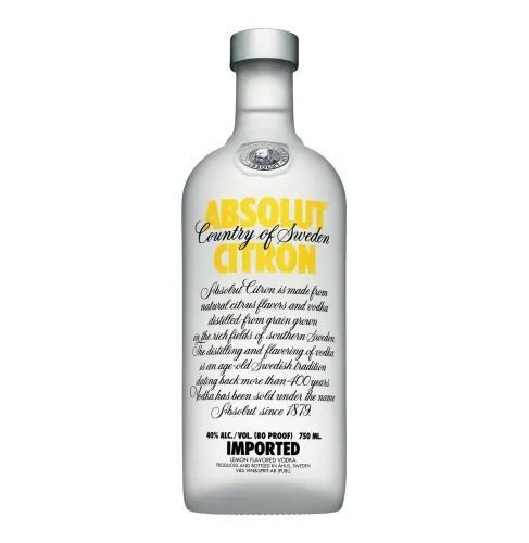 Absolut Vodka Citron 100 cl