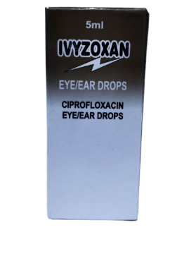 IVYZOXAN Ciprofloxacin Eye/Ear Drops, 5ml