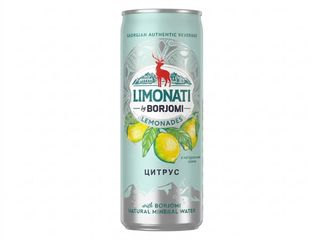 Băutură carbogazoasă Borjomi LIMONATI Citrus 0.33L