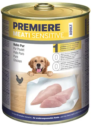 Promocja: 6 szt. - 20% Premiere Meati Sensitive Monoproteina kurczak 800g