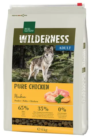 Promocja: 2 szt. - 20% Real Nature Wilderness Monoproteina Kurczak 4kg