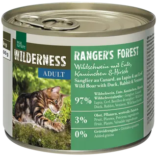 Promocja: 6 szt. - 20% Real Nature Wilderness Adult Ranger´s Forest 200g