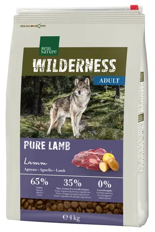 Promocja: 2 szt. - 20% Real Nature Wilderness Monoproteina jagnięcina 4kg