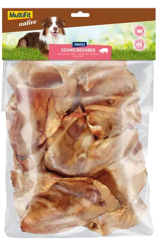 Promocja: 2 szt. - 25% Multifit Native uszy wieprzowe 400g