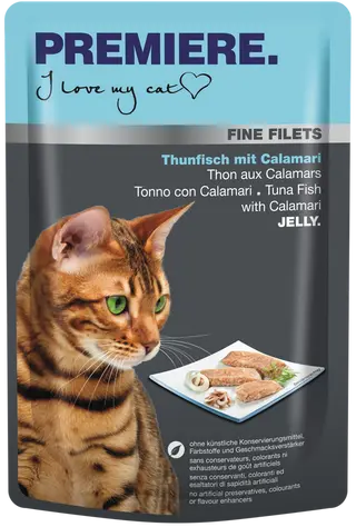Promocja: 6 szt. - 15% Premiere Fine Filets Tuńczyk, Kalmary 100g