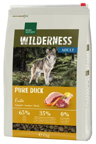 Promocja: 2 szt. - 20% Real Nature Wilderness Monoproteina Kaczka 4kg