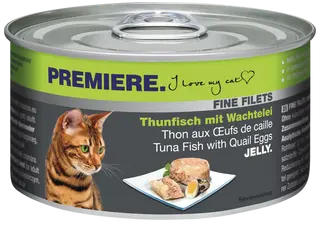 Promocja: 6 szt. - 15% Premiere Fine Filets Tuńczyk, Jajko przepiórcze 100g