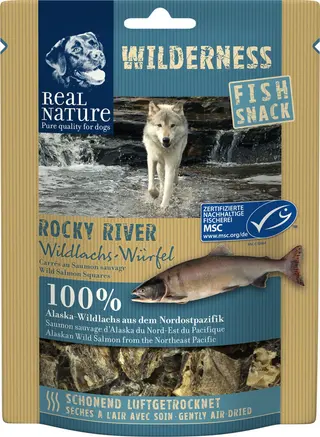 Promocja: 2 szt. - 20% Real Nature Wilderness Fish-Snac chrupiące rybki 70g