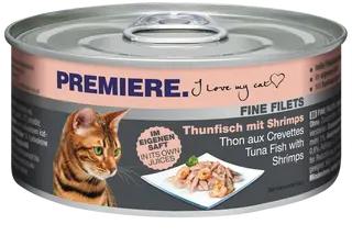 Promocja: 6 szt. - 15% Premiere Feine Filets Tuńczyk, Krewetki 80g